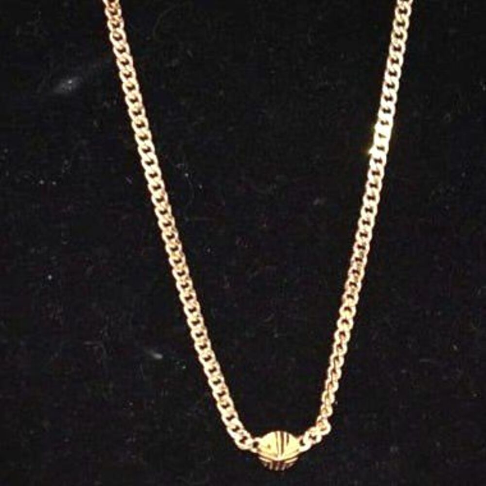 Vince Camuto Spike  Gold Tone Link Chain Statement Chic Bib 18" Necklace